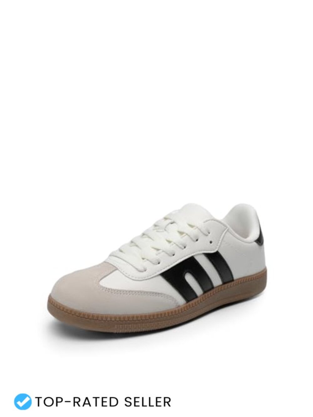 Faux Suede Vegan Leather Women's Walking Sneakers Lace-Up Comfort